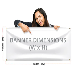 Custom Size Banner with Custom Options